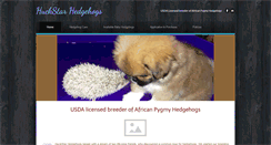 Desktop Screenshot of hedgehoghuckstar.com